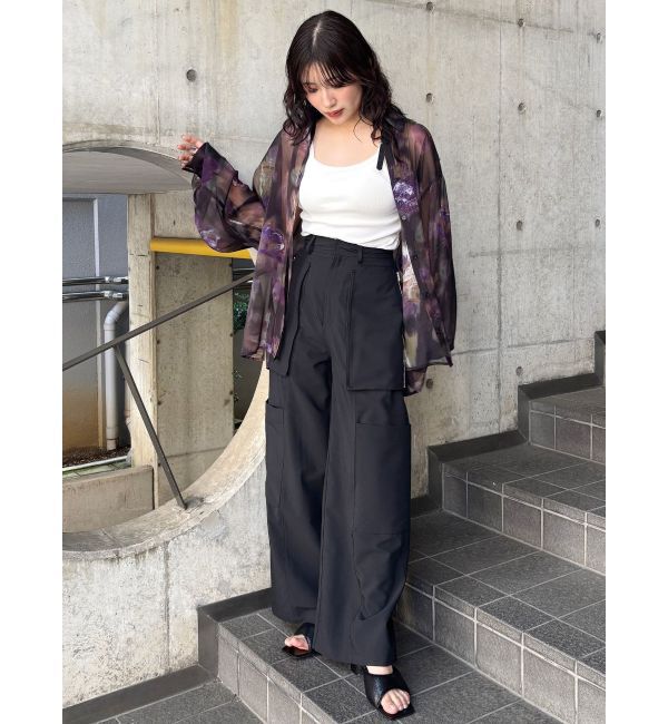 MURUA「ZIPカーゴパンツ」|カーゴ|