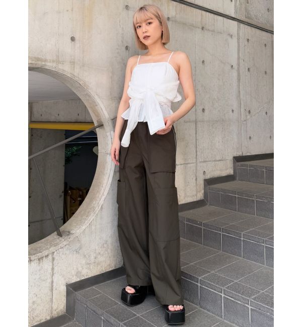 MURUA「ZIPカーゴパンツ」|カーゴ|