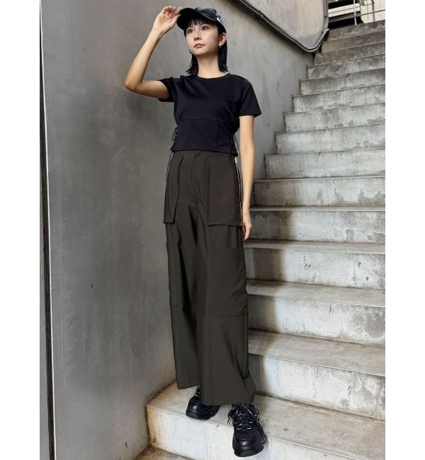 MURUA「ZIPカーゴパンツ」|カーゴ|