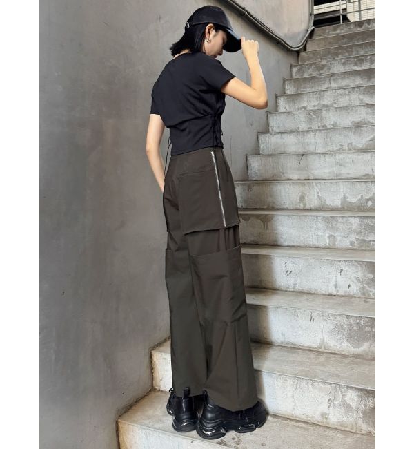 MURUA「ZIPカーゴパンツ」|カーゴ|