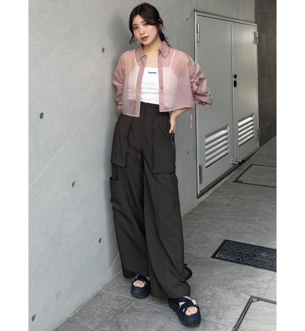 MURUA「ZIPカーゴパンツ」|カーゴ|