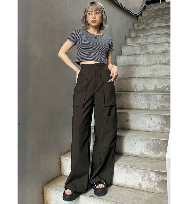 MURUA「ZIPカーゴパンツ」|カーゴ|