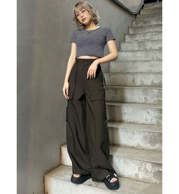 MURUA「ZIPカーゴパンツ」|カーゴ|