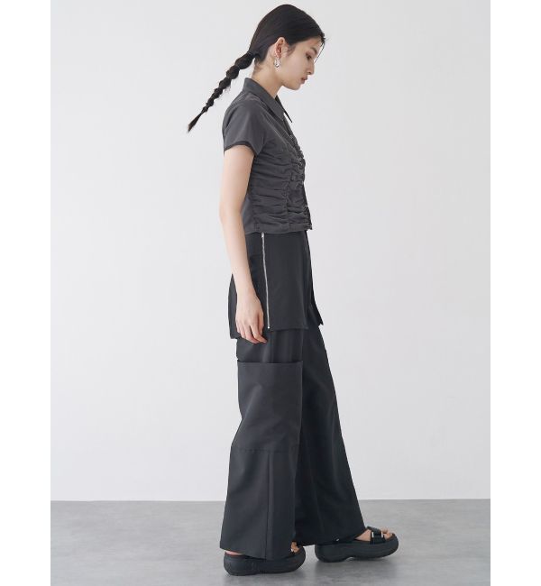 MURUA「ZIPカーゴパンツ」|カーゴ|