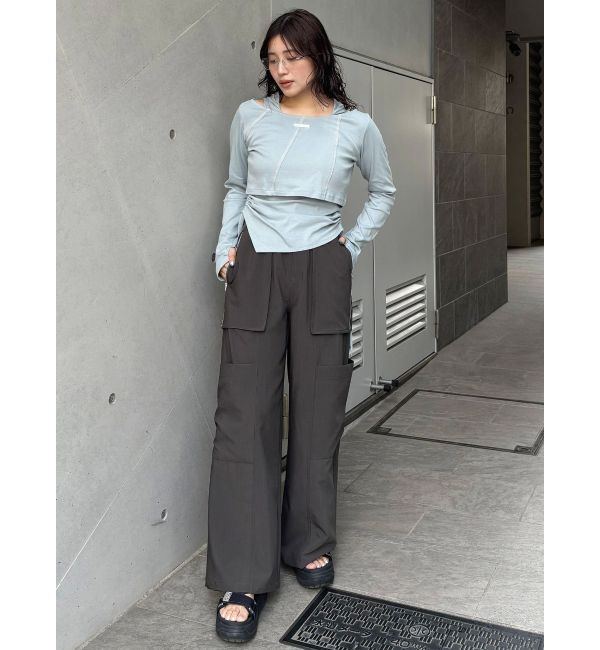 MURUA「ZIPカーゴパンツ」|カーゴ|