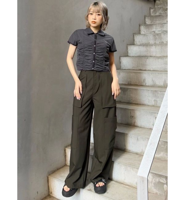 MURUA「ZIPカーゴパンツ」|カーゴ|