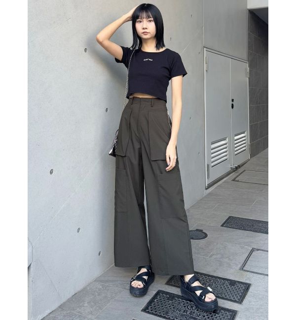 MURUA「ZIPカーゴパンツ」|カーゴ|