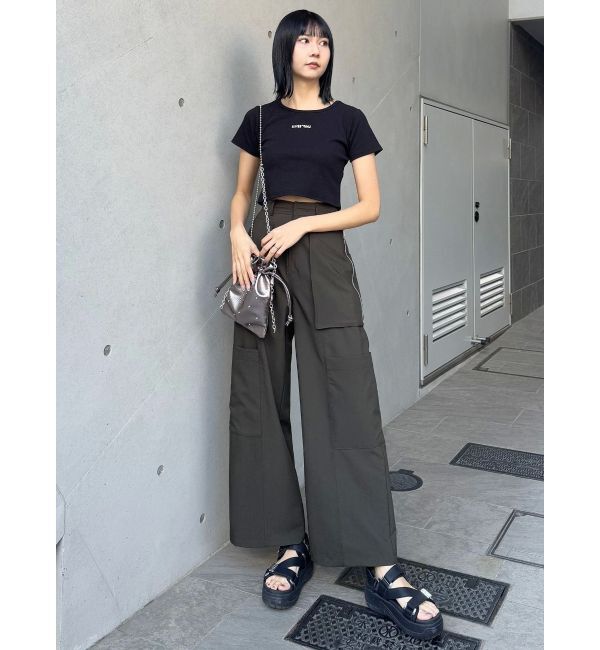 MURUA「ZIPカーゴパンツ」|カーゴ|