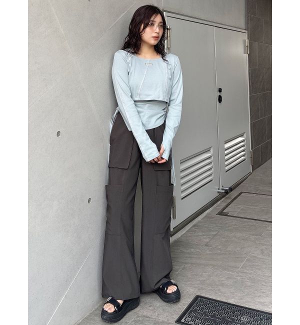 MURUA「ZIPカーゴパンツ」|カーゴ|