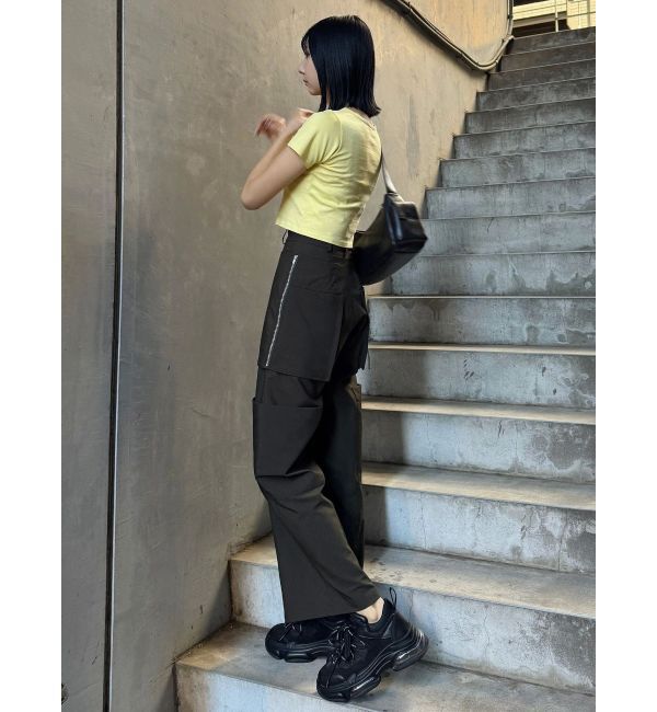 MURUA「ZIPカーゴパンツ」|カーゴ|