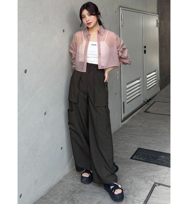 MURUA「ZIPカーゴパンツ」|カーゴ|