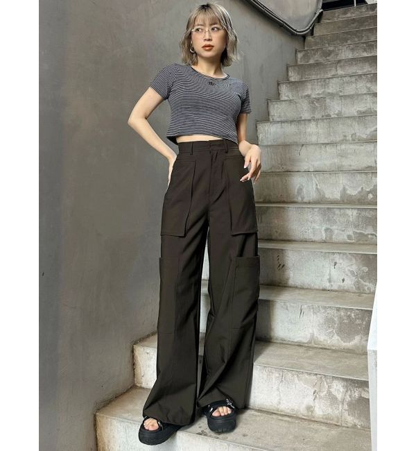 MURUA「ZIPカーゴパンツ」|カーゴ|