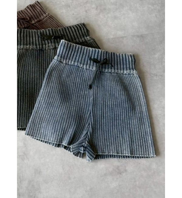 MURUA「リブニットパンツ」|その他|ブルー