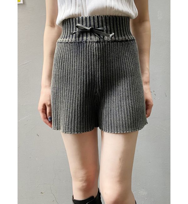 MURUA「リブニットパンツ」|その他|ネイビー