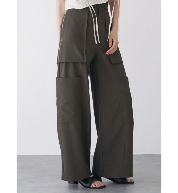 MURUA「ZIPカーゴパンツ」|その他|カーキ