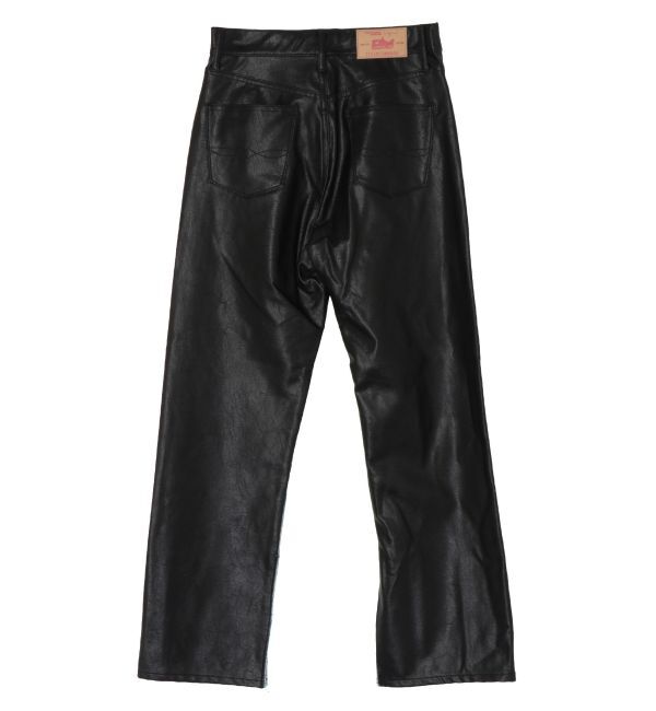 Ungrid「フェイクレザードッキングデニム」|デニム|