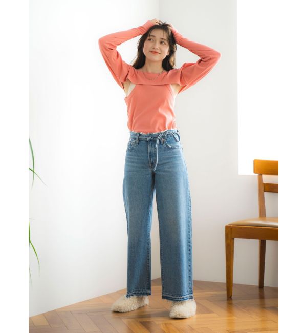 Ungrid「タンクレイヤードショートロングスリーブTee」|Tシャツ・カットソー|