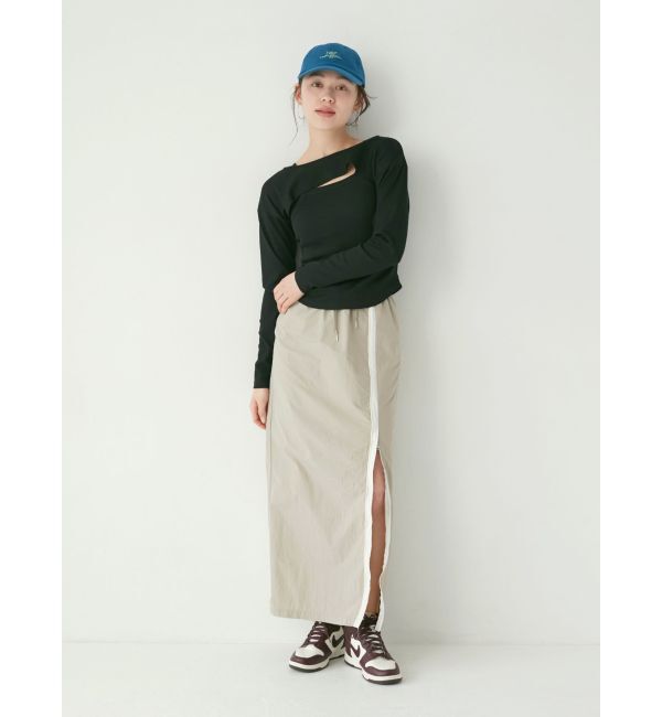 Ungrid「タンクレイヤードショートロングスリーブTee」|Tシャツ・カットソー|