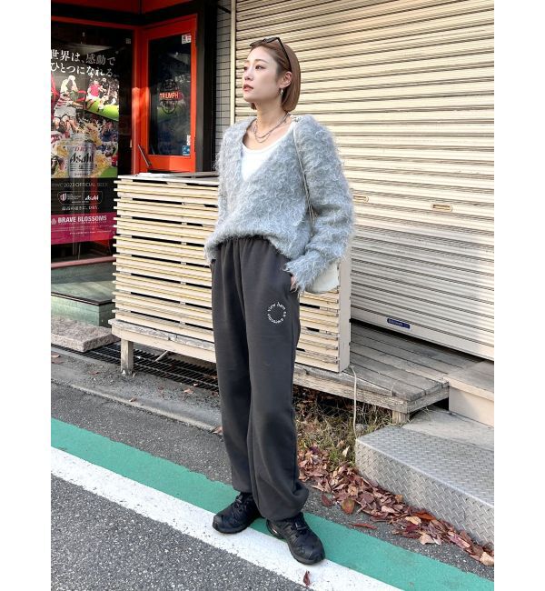 Ungrid「Vネック起毛ルーズニット」|ニット・セーター|