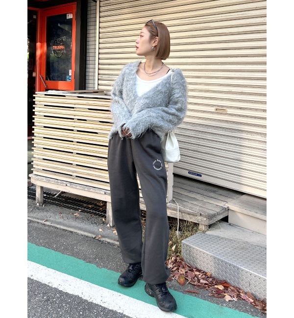 Ungrid「Vネック起毛ルーズニット」|ニット・セーター|