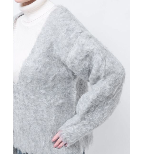 Ungrid「Vネック起毛ルーズニット」|ニット・セーター|