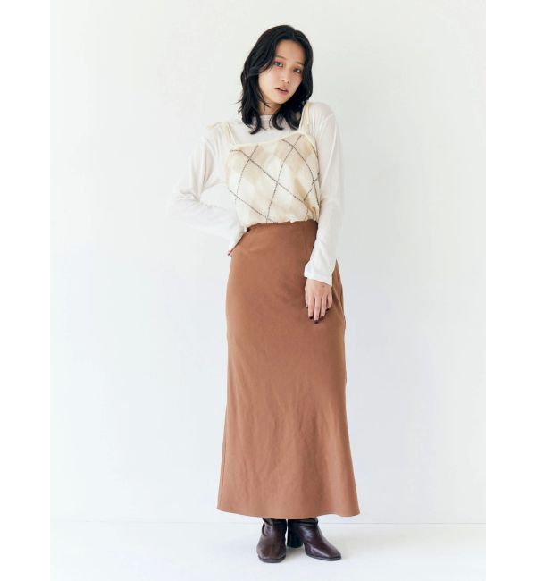 Ungrid「アーガイルニットキャミソール」|ニット・セーター|