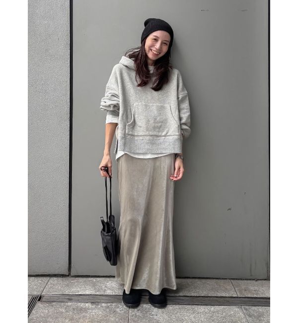 Ungrid「フィットベロアスカート」|スカート|