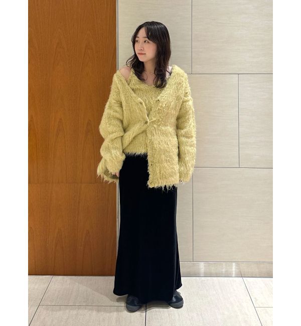 Ungrid「フィットベロアスカート」|スカート|