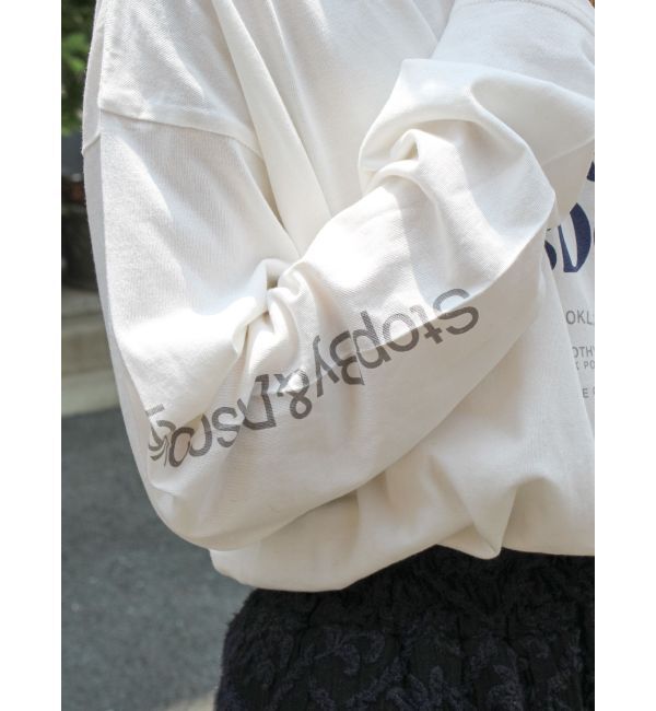 Ungrid「カラーロゴロングスリーブTee」|Tシャツ・カットソー|