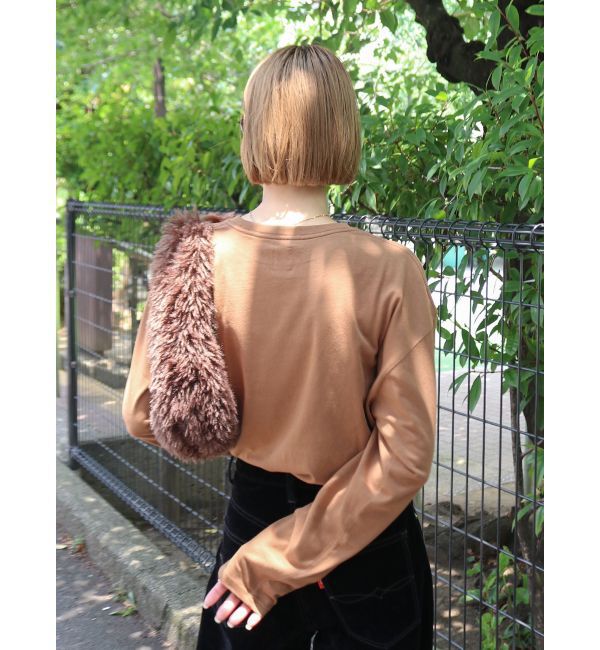 Ungrid「カラーロゴロングスリーブTee」|Tシャツ・カットソー|