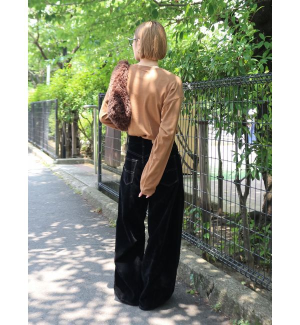 Ungrid「カラーロゴロングスリーブTee」|Tシャツ・カットソー|