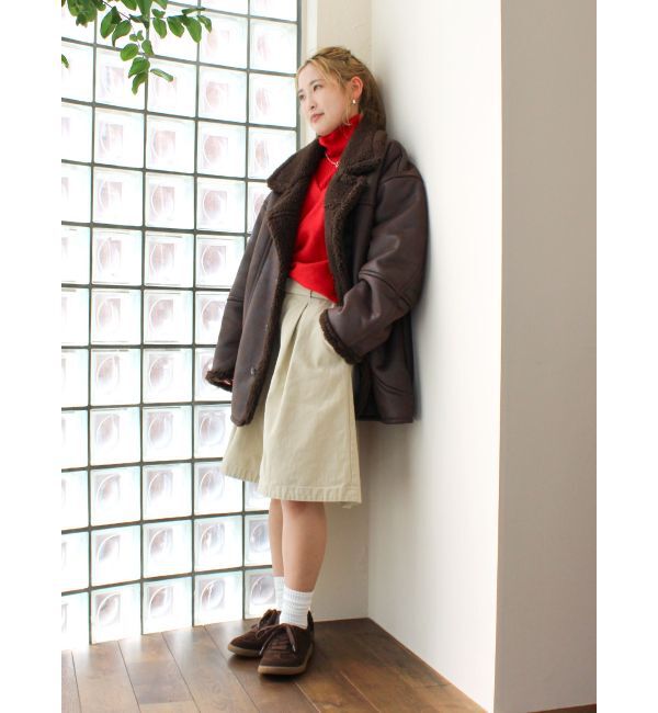 Ungrid「ワイドシルエットチノハーフパンツ」|その他|