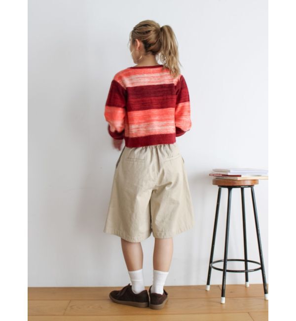 Ungrid「ワイドシルエットチノハーフパンツ」|その他|