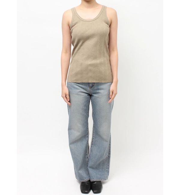 Ungrid「ランダムテレコタンクトップ」|タンクトップ|