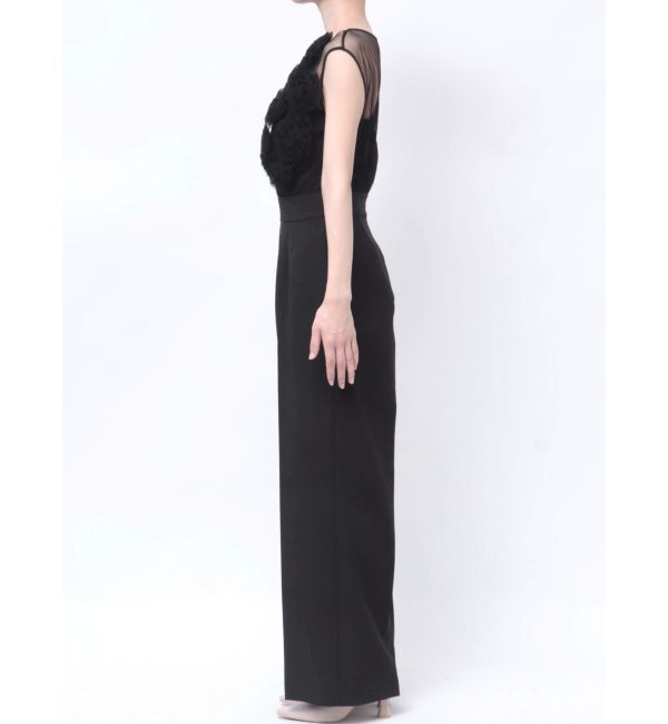 LAGUNAMOON「LADYコサージュチュールパンツドレス」|ドレス|