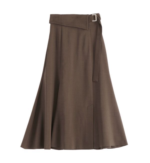 LAGUNAMOON「アシンメトリーウエストラペルスカート」|スカート|