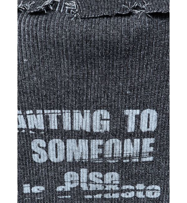 jouetie「ハーフジップダメージニット」|ニット・セーター|