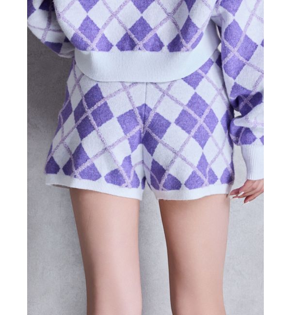 GYDA「アーガイルニットショートパンツ」|その他|