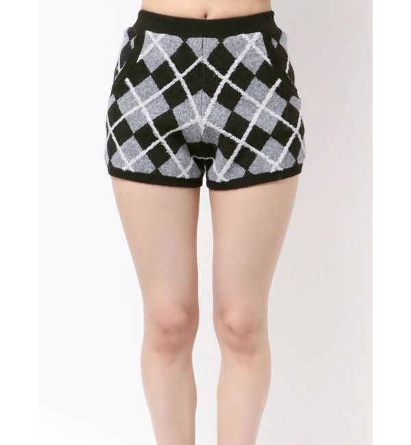 GYDA「アーガイルニットショートパンツ」|その他|