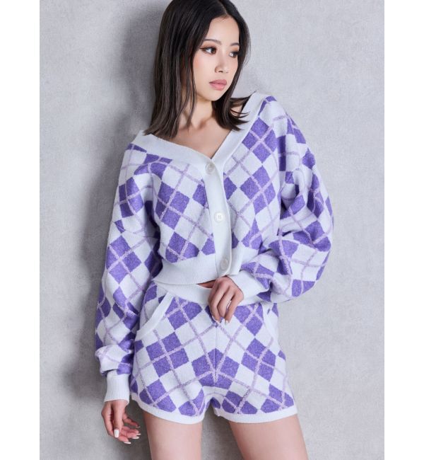 GYDA「アーガイルニットショートパンツ」|その他|