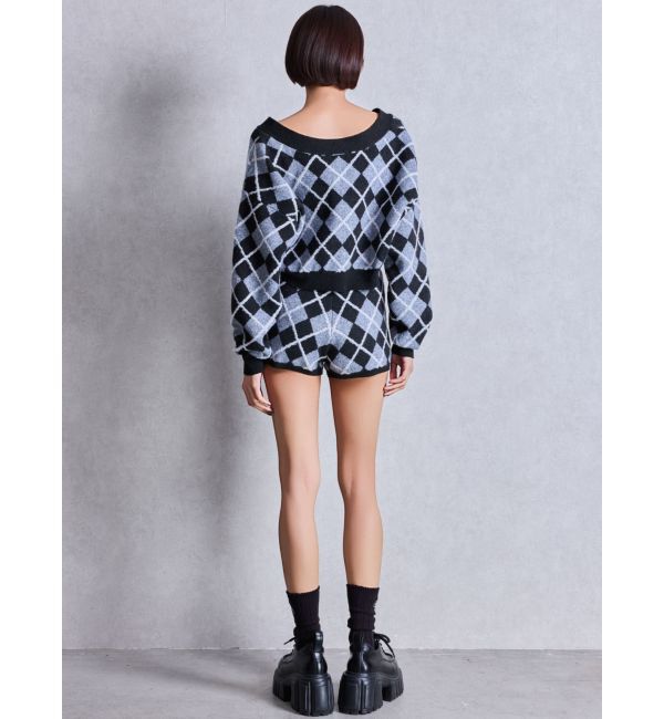 GYDA「アーガイルニットショートパンツ」|その他|