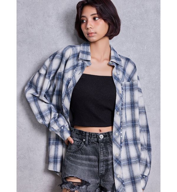 GYDA「bijouチェックシャツ」|シャツ・ブラウス|