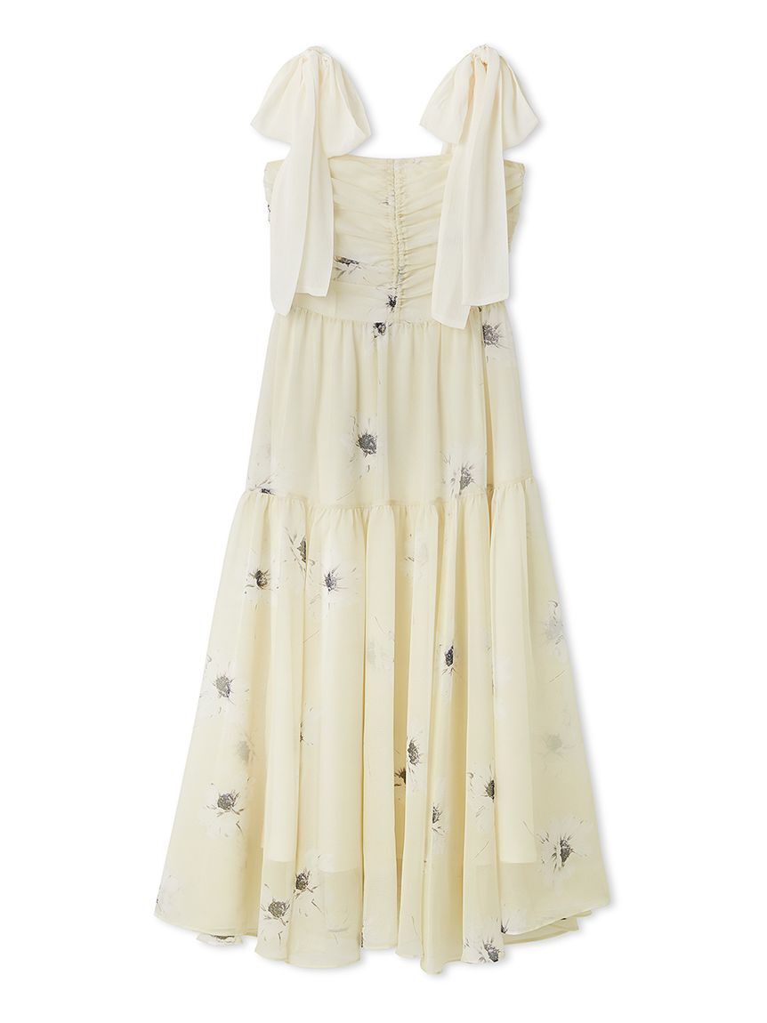 SNIDEL「【FLOWER COLLECTION】プリントショルダーリボンワンピース」|ワンピース|