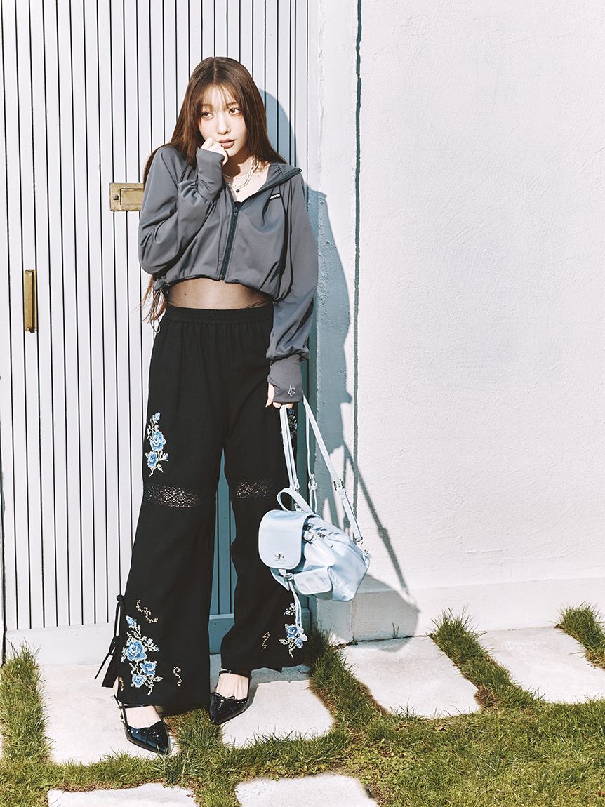 LILY BROWN「【UVカット】サンガード付きラッシュガード」|その他|