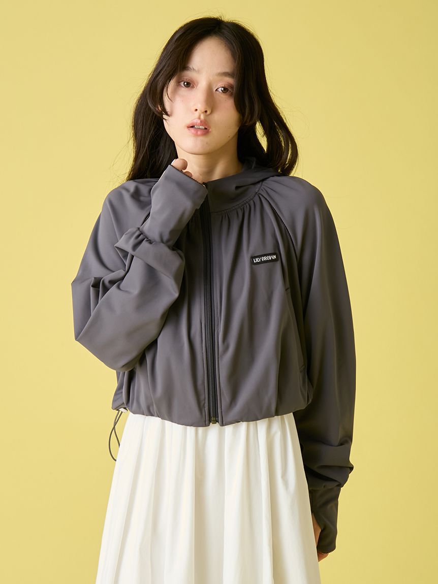 LILY BROWN「【UVカット】サンガード付きラッシュガード」|その他|