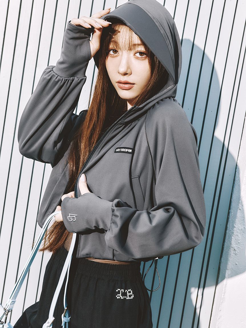 LILY BROWN「【UVカット】サンガード付きラッシュガード」|その他|CGRY