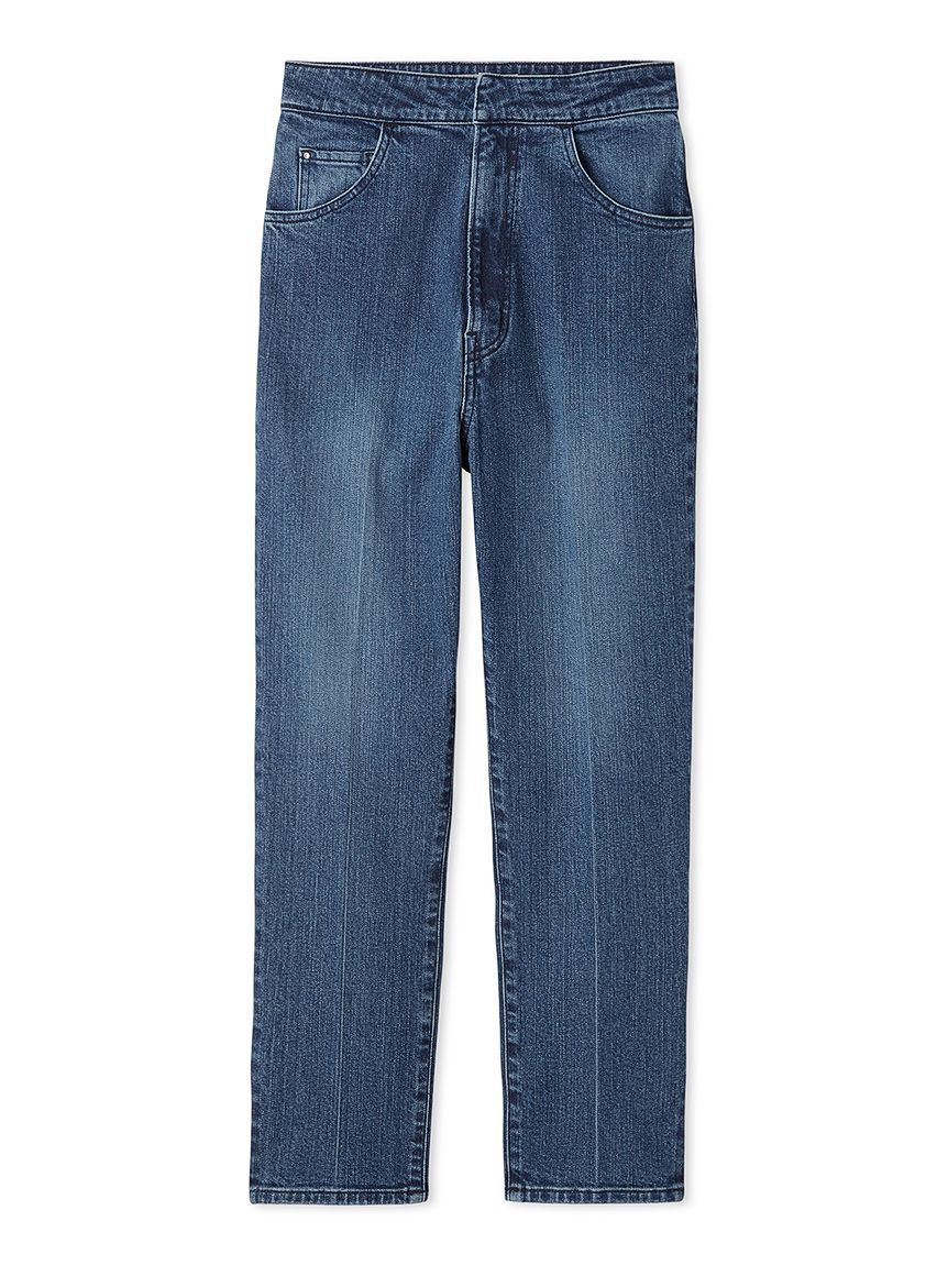 CELFORD「ハイライズ美脚ストレッチテーパードデニムパンツ」|デニム|