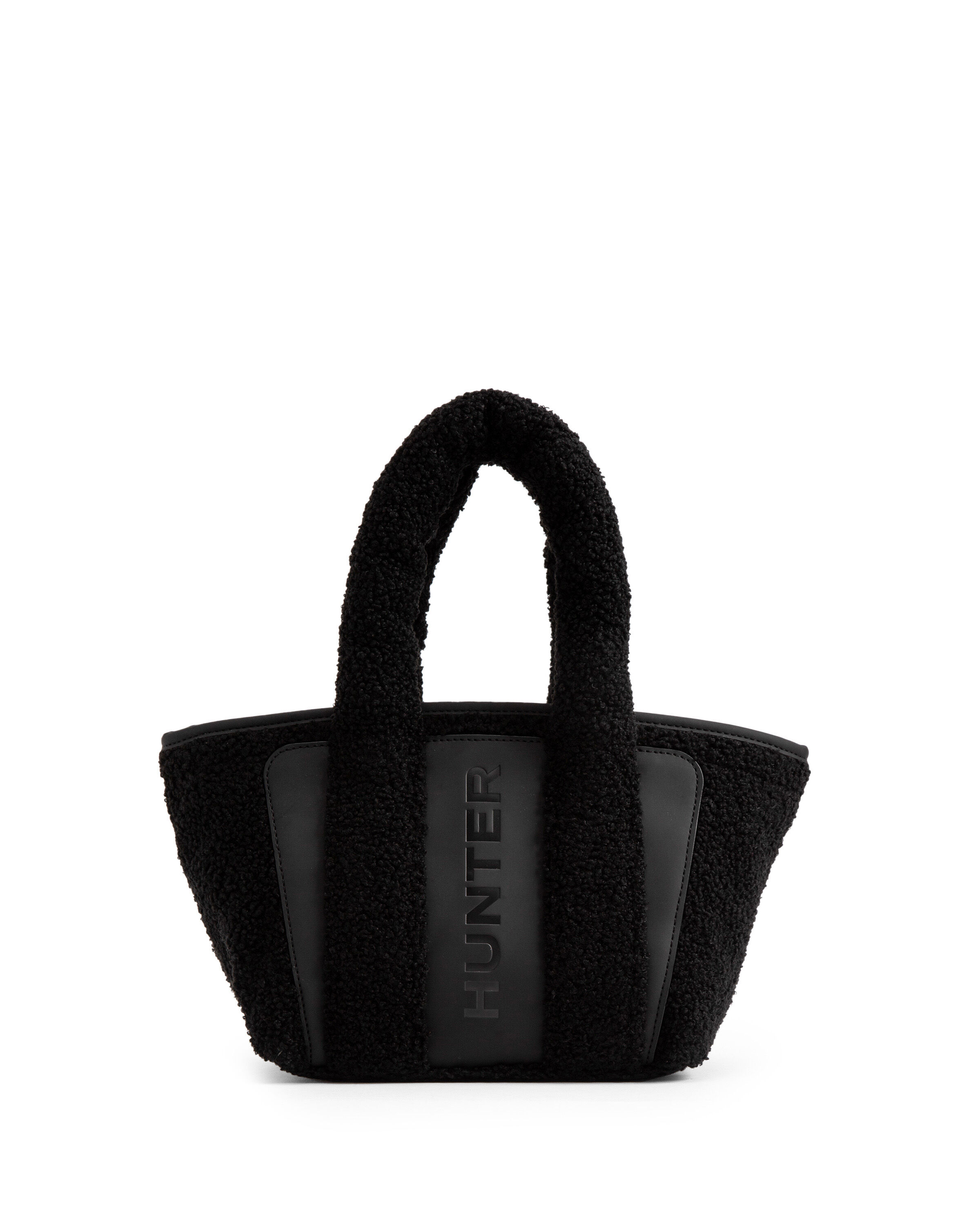 HUNTER「ブークレ ミニ トート」|ショルダー・メッセンジャー|BLK