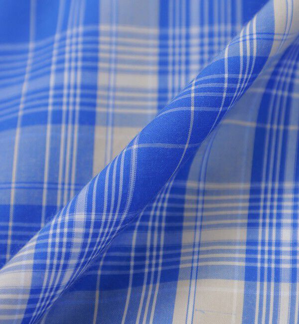 MACKINTOSH PHILOSOPHY「タータンチェックギャザースリーブブラウス」|シャツ・ブラウス|