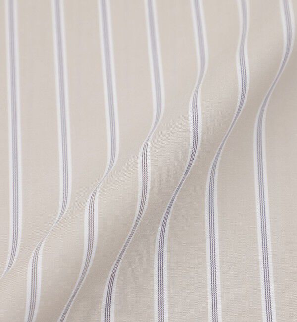 MACKINTOSH PHILOSOPHY「バンドカラーストライプハーフシャツ」|シャツ・ブラウス|